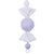 VIC-MC254686 - 6' Lavender Icy Sugar Candy Garland - Vickerman