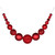 VIC-MT199403 - 76" Red Candy/Matte Durian Ornament Swag - Vickerman