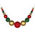 VIC-MT199494 - 76" Red Green Gold Ornament Swag - Vickerman