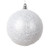 VIC-MT220107W - 4" Silver Matte Snow Ornament, 4-Pack - Vickerman