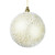VIC-MT220338W - 4.75" Champagne Matte Snow Ornament, 4-Pack - Vickerman