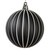 VIC-MT2214510 - 4" White Black Matte Ball Ornament, 4-Pack - Vickerman