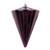 VIC-MT224126 - 6" Shiny Plum Cone Ornament, 3-Pack - Vickerman