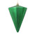 VIC-MT224304 - 6" Matte Green Cone Ornament, 3-Pack - Vickerman