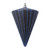 VIC-MT224331 - 6" Matte Midnight Blue Cone, 3-Pack - Vickerman