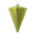 VIC-MT224373 - 6" Matte Lime Cone Ornament, 3-Pack - Vickerman