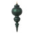 VIC-MT224574 - 10" Matte Midnight Green Finial, 2-Pack - Vickerman