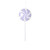 VIC-MT226966 - 26" Pastel Lavender Flat Lollipop - Vickerman
