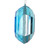 VIC-MT232812 - 6" Turquoise Square Jewel Glitter, 2-Pack - Vickerman