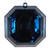 VIC-MT232831 - 6" Midnight Blue Square Jewel Glitter, 2-Pack - Vickerman