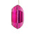 VIC-MT232879 - 6" Pink Square Jewel Glitter Ornament, 2-Pack - Vickerman