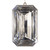 VIC-MT233007 - 8" Silver Rectngl Jewel Glitter Ornament, 2-Pack - Vickerman