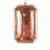 VIC-MT233058 - 8" Rose Gold Rect Jewel Glitter Ornament, 2-Pack - Vickerman