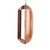 VIC-MT233058 - 8" Rose Gold Rect Jewel Glitter Ornament, 2-Pack - Vickerman
