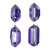 VIC-MT233286 - 4-5" Lavender Jewel Glitter Ornament Assort 4 - Vickerman