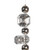 VIC-MT233407 - 6' Silver Jewel Garland - Vickerman