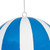 VIC-MT252402W - 23.6" Blue Enamel Round Lollipop - Vickerman