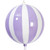 VIC-MT252486W - 23.6" Lavender Enamel Round Lollipop - Vickerman