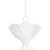 VIC-MT253027W - 7" Aqua Swirl Enamel Candy Assort, 3-Pack - Vickerman