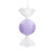 VIC-MT253086W - 7" Lavender Swirl Enamel Candy Assorted, 3-Pack - Vickerman