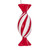 VIC-MT253203W - 4" Red Swirl Enamel Candy Assort, 6-Pack - Vickerman