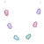 VIC-MT254698 - 4' Multicolor Icy Sugar Gum Drop Garland - Vickerman