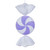VIC-MT255286W - 18" Lavender Icy Sugar Candy Ornament - Vickerman