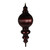 VIC-MT257265UV - 35" Burgundy UV Candy Stripe Finial - Vickerman