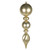 VIC-MT257638UV - 30" Champagne UV Candy Ball Swirl Finial - Vickerman