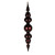 VIC-MT258065UV - 34" Burgundy UV Candy Ball Drop Finial - Vickerman