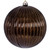 VIC-N162475D - 6" Chocolate Mercury Lined Ball, 4-Pack - Vickerman
