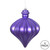 VIC-N175866D - 6" Purple Matte Onion Drop, 4-Pack - Vickerman