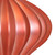 VIC-N175871D - 6" Coral Matte Onion Drop, 4-Pack - Vickerman