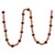 VIC-N181758 - 9' Rose Gold Assorted Ball Garland - Vickerman