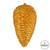VIC-N187330D - 10" Antique Gold Matte Glitter Pinecone 2/ - Vickerman