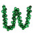 VIC-N191204 - 6' Green Assorted Ornament Ball Garland - Vickerman