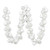 VIC-N191211 - 6' White Assorted Ornament Ball Garland - Vickerman