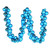 VIC-N191212 - 6' Turquoise Assorted Ornament Ball Garland - Vickerman