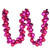 VIC-N191270 - 6' Fuchsia Assorted Ornament Ball Garland - Vickerman