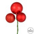 VIC-N193003 - 18" Red Ornament Pick, 4-Pack - Vickerman