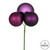 VIC-N193026 - 18" Plum Ornament Pick, 4-Pack - Vickerman