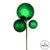 VIC-N193104 - 18" Green Ornament Pick, 3-Pack - Vickerman