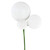 VIC-N193111 - 18" White Ornament Pick, 3-Pack - Vickerman
