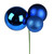 VIC-N193202 - 18" Blue Ornament Pick, 2-Pack - Vickerman