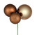 VIC-N193276 - 18" Mocha Ornament Pick, 2-Pack - Vickerman