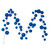 VIC-N222802 - 10' Blue Pearl Branch Ball Garland - Vickerman