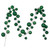 VIC-N222804 - 10' Green Pearl Branch Ball Garland - Vickerman