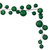 VIC-N222804 - 10' Green Pearl Branch Ball Garland - Vickerman