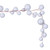 VIC-N222807 - 10' Silver Pearl Branch Ball Garland - Vickerman