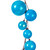 VIC-N222812 - 10' Turquoise Pearl Branch Ball Garland - Vickerman